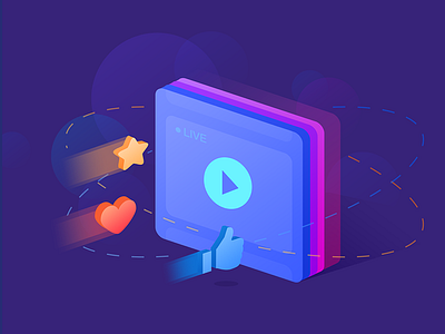 Live heart like live star video
