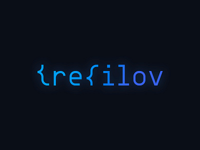 trefilov logo logotype monologotype type