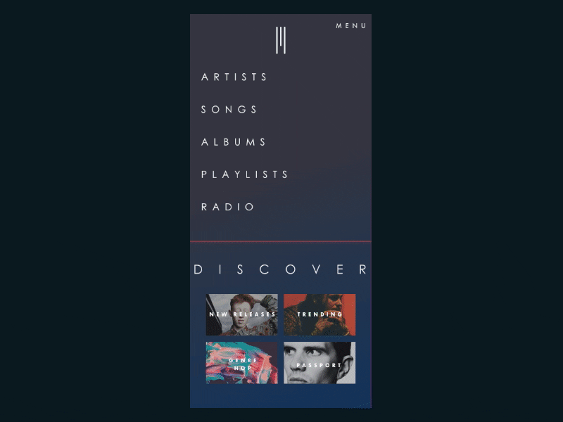 Custom Music Player flat design flinto music player sketch ui ux