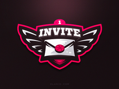 Invite draft dribbble giveaway invitation invite