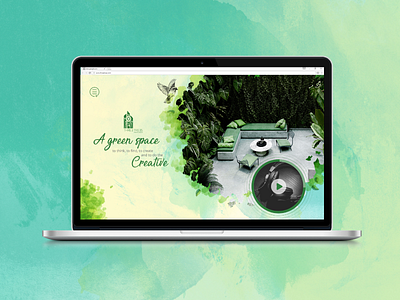 Threetrees co-working space branding designdaily website
