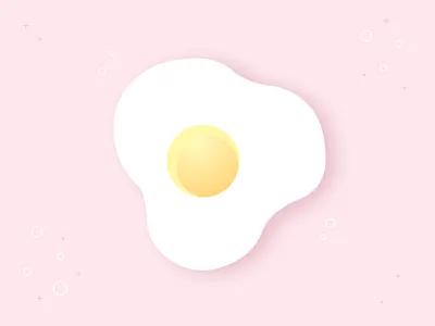 sunny-side up egg graphic design sketch sunny side up