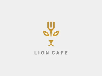 lion cafe character design designs icon identity illustrator lion logo logos monogram pictogram restaurant