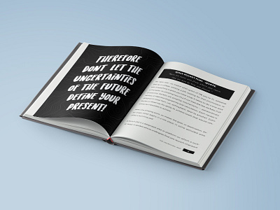 The Launching Pad Book Inside design layout print