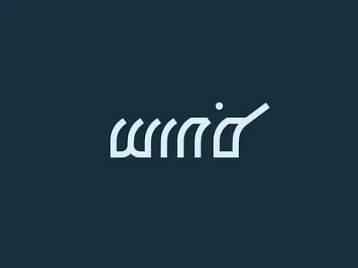 Wind | Wordmark black clover logo logomark mark minimal typography weather logo windy minimal logo wind wordmark