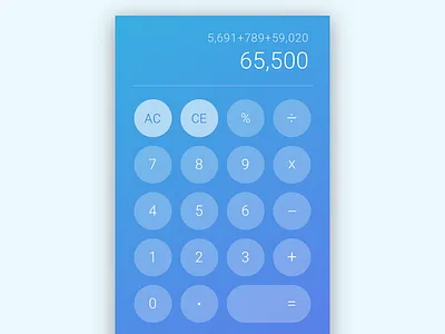 UI Challenge Day #4 Calculator