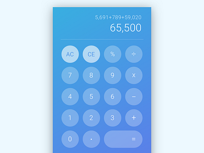 UI Challenge Day #4 Calculator