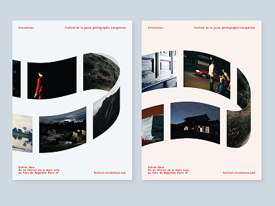 Posters for Circulations Festival festival photography poster