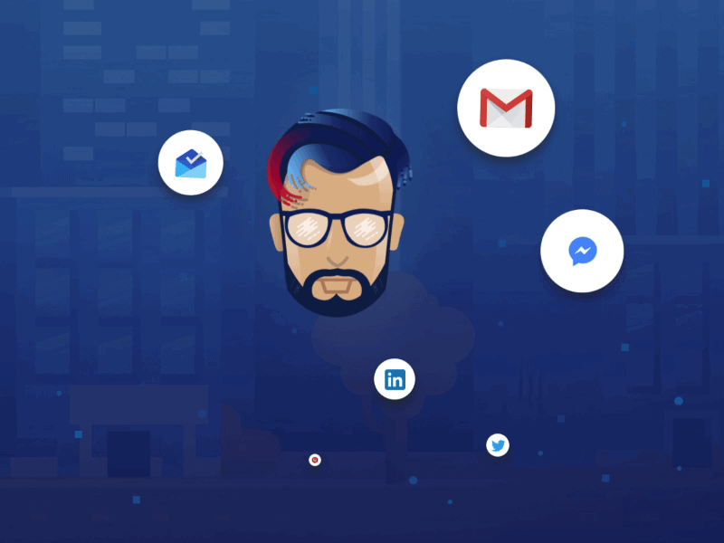 Hank Illustration animation character gif illustration logo men ui ux website