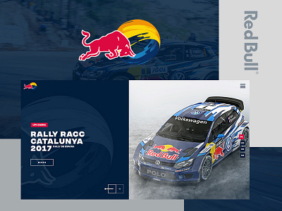 RedBull Racing car web racing redbull web web design web interfaces website