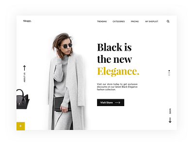 e-commerce landing page concept clean ecommerce fashion light minimal online store responsive trends ui ui design ux web