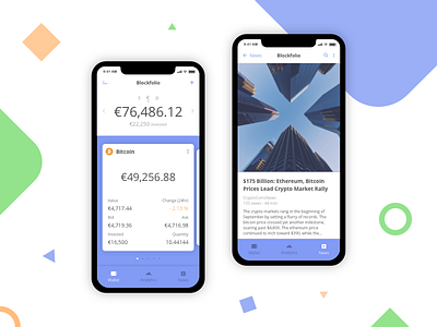 Blockfolio - Crypto wallet app bitcoin blockchain blockfolio crypto currencies design ethereum iphone ui ux x