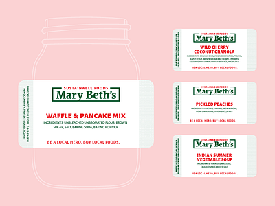 Mary Beth's avery brand design farm identity labels packaging sustainable