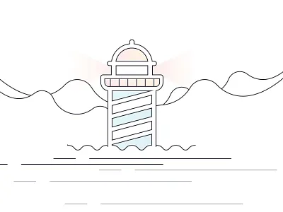 Lighthouse empty space light lighthouse mountains sea