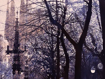 Sagrada Familia, january 2017 barcelona painter photography sagrada familia