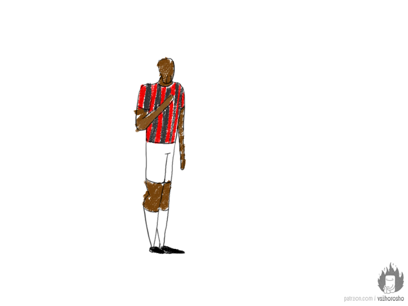 George Weah is about to become president of Liberia animation ball football george hit juventus milan president soccer weah