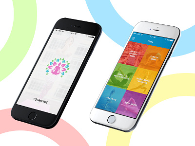 Yoga App Initial Design app creative design ios pixel splash ui ux yoga