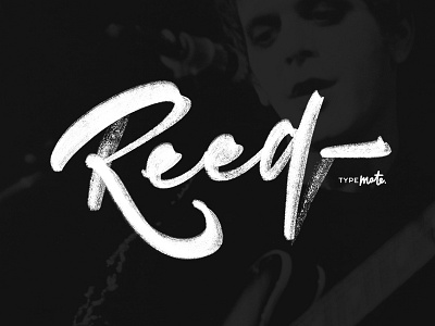 Lou Reed calligraphy custom type glitch ipad lettering lettering logo logotype type typemate typography