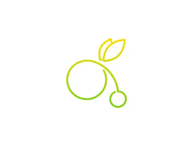 theTrip air baloon bicycle bike dipe fly line logo simple travel