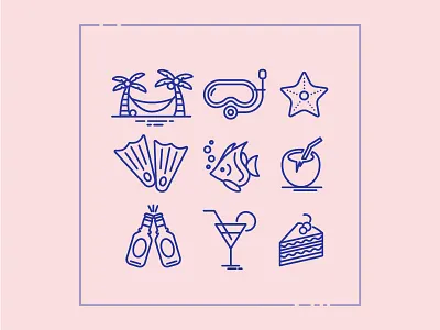 Travel icons design graphic greece illustration lineart modern monoline retro type typography vector