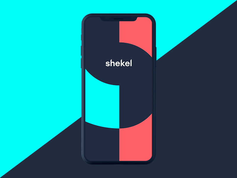 Shekel. Splash animation app clean credit dark ui debt interaction ios iphone x mobile money tracker