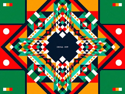 Chill-Out background chill out geometry ornament psychedelic the son of toza tribal vector wallpaper