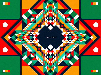 Chill-Out background chill out geometry ornament psychedelic the son of toza tribal vector wallpaper