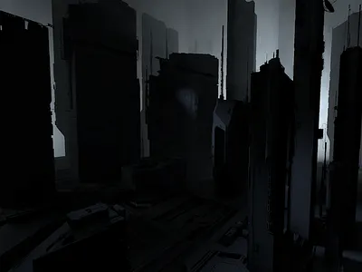 2049 V2 3d blade runner c4d cityscape dystopian