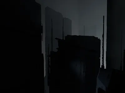 2049 V2 detail 3d blade runner dystopian megastructures sci fi