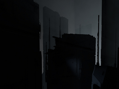 2049 V2 detail 3d blade runner dystopian megastructures sci fi