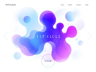 Day.62 Gradually Exercise circle design element exercise gradient gradually homepage index melt minimalism shadow web