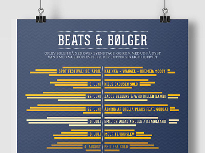 GoBoat Poster campaign campaign graphics concert event poster print print design sound waves waves