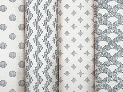 Hand drawn patterns set creative market graphics hand drawn pattern