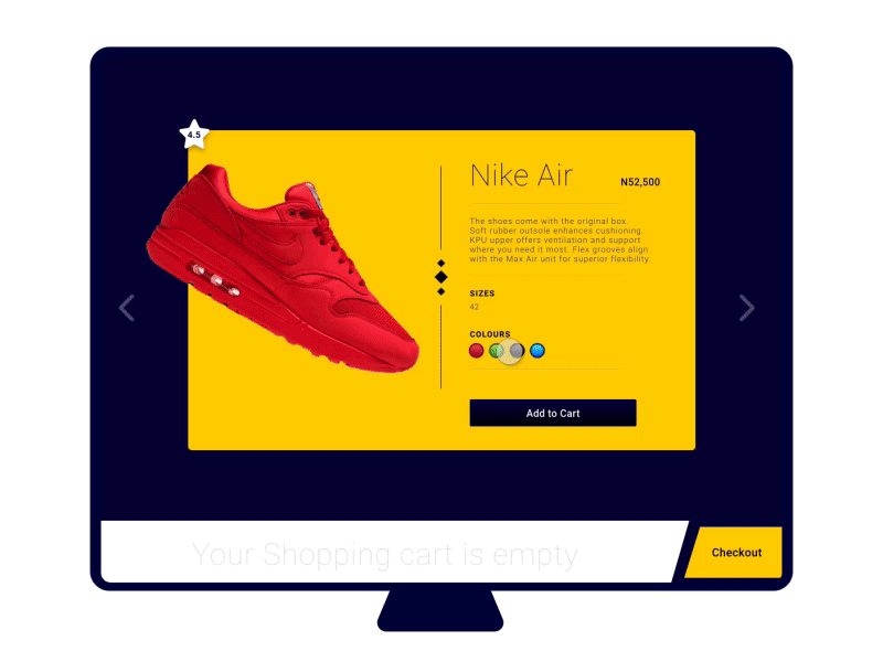 Micro Shopping website interaction micro payment shopping