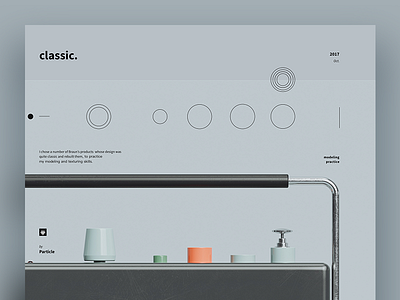 CLASSIC. 3d braun c4d model