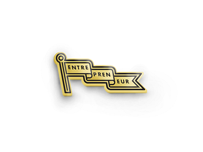 Entrepreneur Enamel enamel enamel pin flag pin