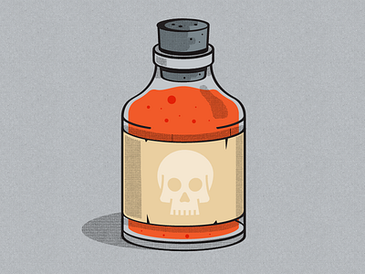 Halloween Cocktail Illustration bottle cocktail halloween icon icons potion potions skull