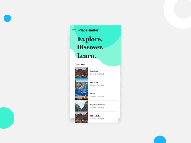 Mobile view to tablet view transition. app design interface ios ui ux web