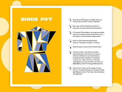 Moka Pot Instructions brew brewing coffee coffee brewing flat instructions moka mokapot pot