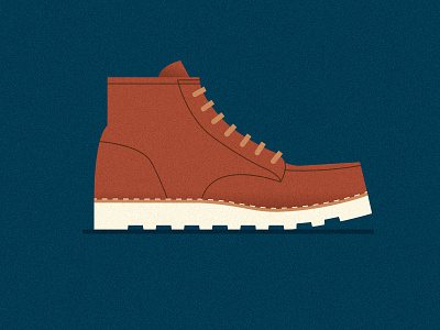 TEN & HALF boots leather mock toe red wing red wings shoes