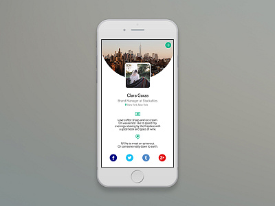 Daily UI #006 — User Profile 006 app daily mobile profile ui user