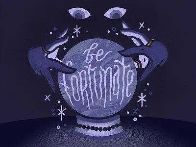 Zoltar Says... design fortune halloween ink inktober photoshop