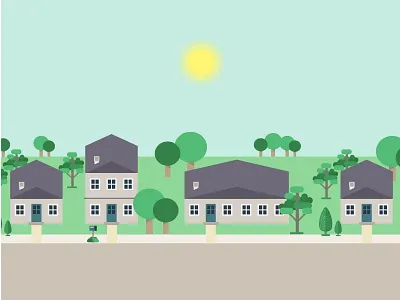 Too much Sun? Don't forget to drink! houses illustration ngo street suburb summer sun tutorial video warmth what to do when...