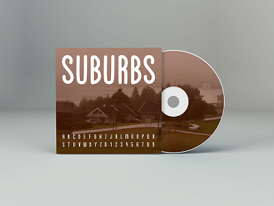 Suburbs Display Type display type font photography type typography