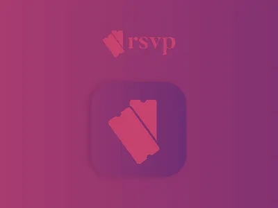RSVP app app design branding design ios logo design ui visual design