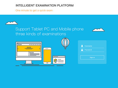 Intelligent Examination Platform ui web