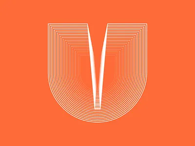 U custom type font letter sans serif type typography u