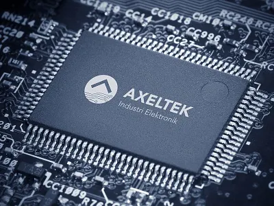 Axeltek - Logo Design chipset logo electronic logo electronic manufacturer logo ic logo logo logodesign nishdlive
