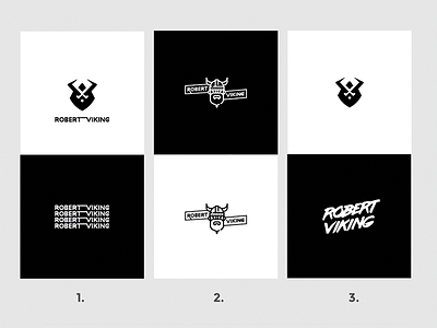 Robert Viking | Logo design illustration logo logodesign process typography