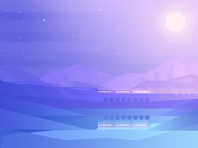 Train ( illustration ) 3d house illustration landscape mountain